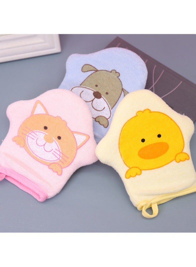 3 Piece Exfoliating Bath Towel For Children - Image 1