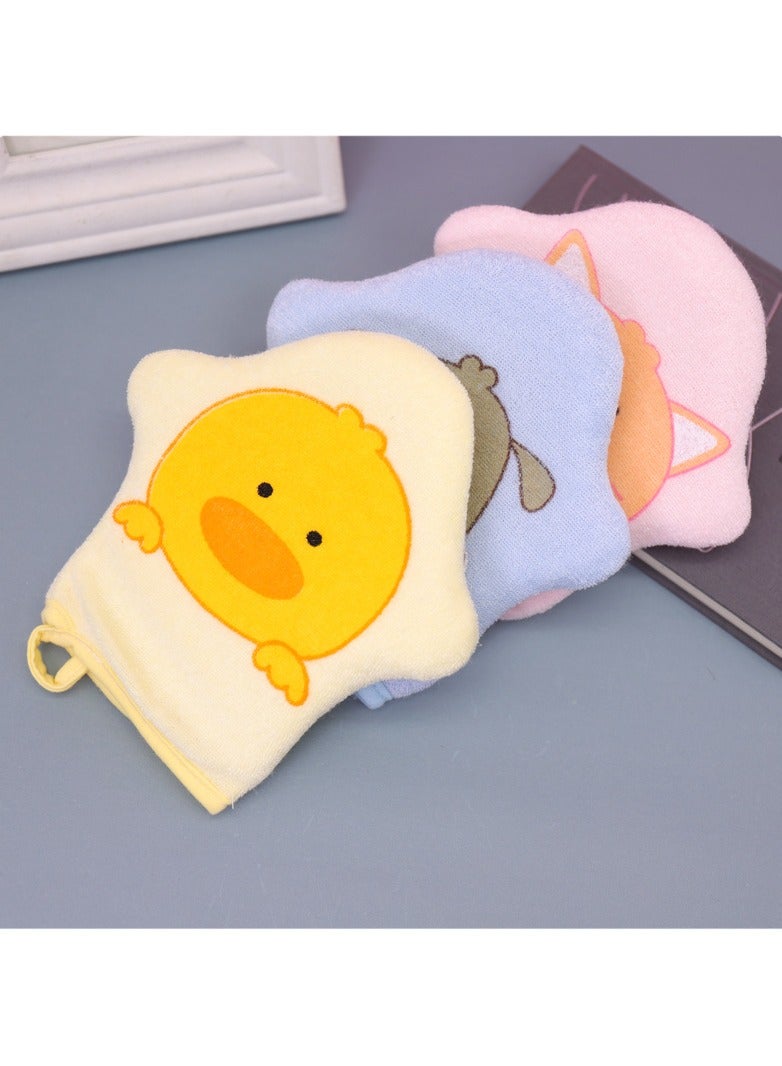 3 Piece Exfoliating Bath Towel For Children - Image 4
