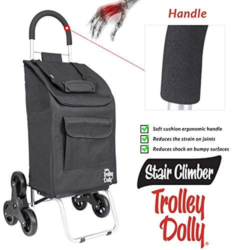 dbest products Stair Climber Trolley Dolly Black - Image 2