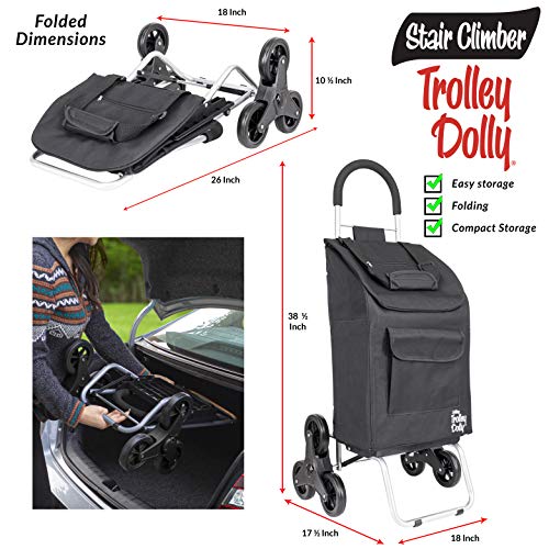 dbest products Stair Climber Trolley Dolly Black - Image 4