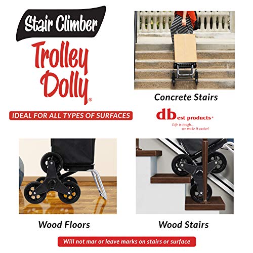dbest products Stair Climber Trolley Dolly Black - Image 5