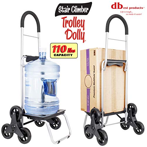 dbest products Stair Climber Trolley Dolly Black - Image 3