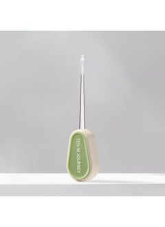 Be a better mom LED Light Ear Pick with Soft Silicone Tip - Gentle Earwax Remover with Replacement Head for Safe Cleaning, Ideal for Toddlers Orange Color Green Color  - Image 1