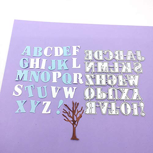 ABTOLS Metal Capital 26 Alphabet Cutting Dies,Capital 26 Letters Die Cuts Embossing Stencils Template Mould for Card Scrapbooking and DIY Craft Album Paper Card Decor - Image 3