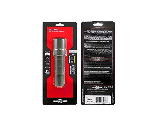 SureFire G2X Pro Dual-Output LED Flashlight with click switch, Forest Green - Image 5