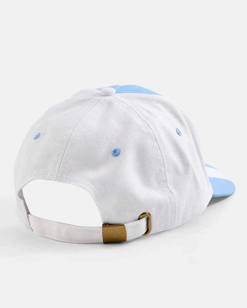 REDTAG Men Blue and White Argentina Fan Cap