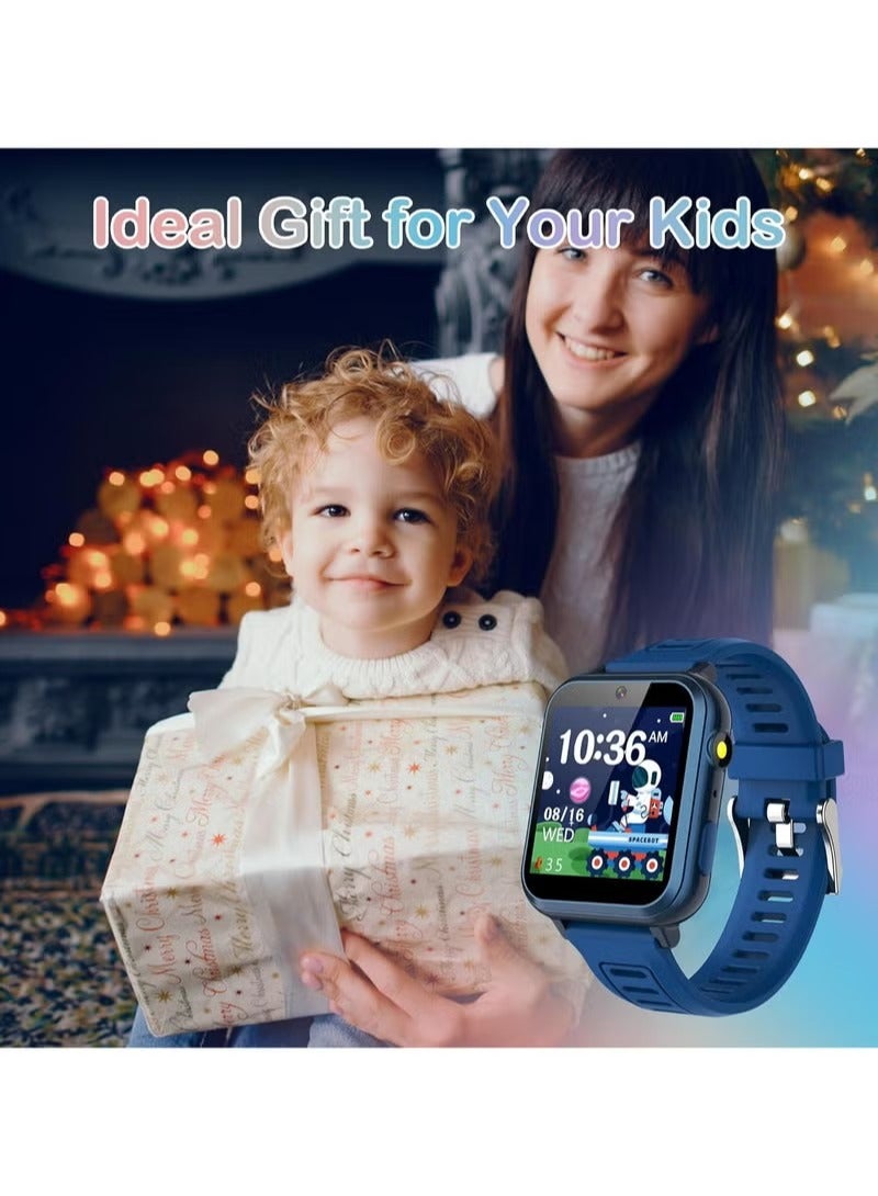 Kids Smart Watch with 24 Games, HD Touch Screen, Camera, Music & Video Player, Pedometer, Alarm Clock, Flashlight – Smart Game Watch for Boys & Girls - Image 5
