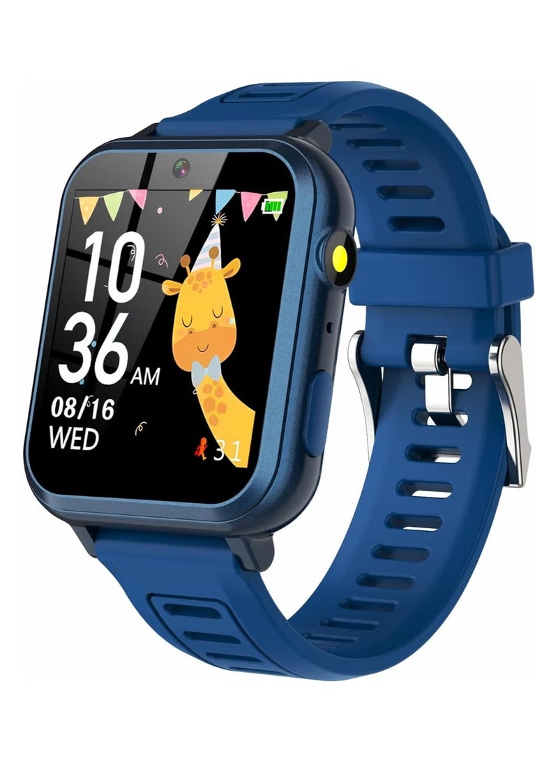 Kids Smart Watch with 24 Games, HD Touch Screen, Camera, Music & Video Player, Pedometer, Alarm Clock, Flashlight – Smart Game Watch for Boys & Girls - Image 1