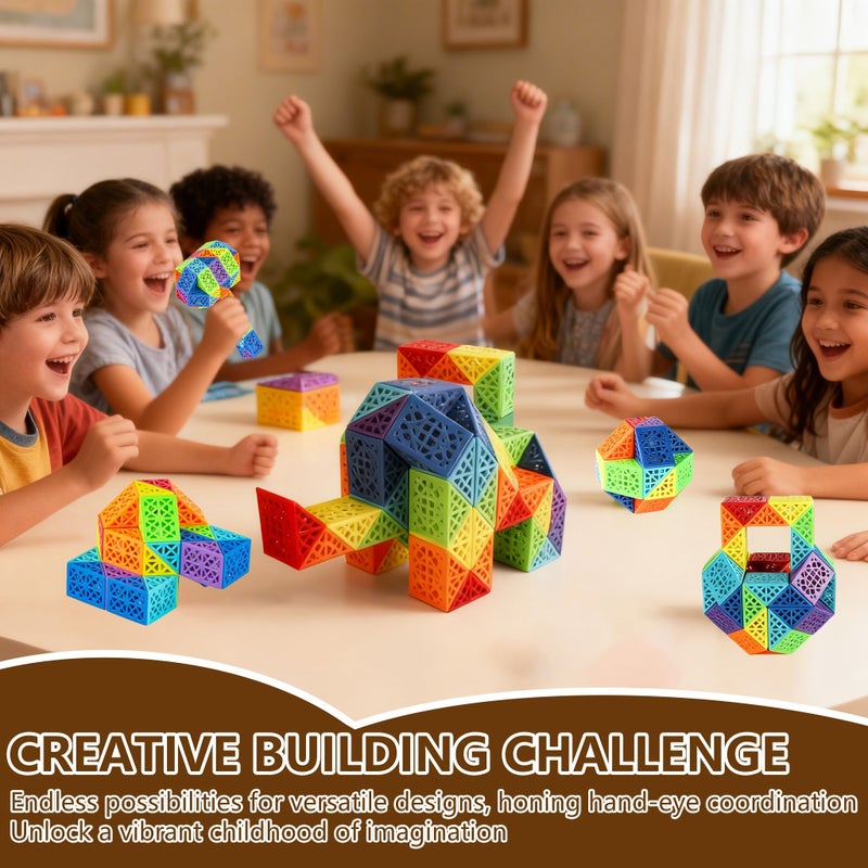 Sengso Fidget Snake 48 Segments Block Educational Toy for Party Favors Gift - Image 2
