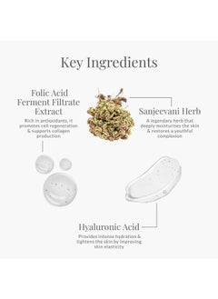 Forest Essentials Sanjeevani Herb Infused Day Cream | Pre-Moisturiser Day Cream Evens Out Skin Texture | Revives Damaged Cells | With Omega 3, 6, & 9, Hyaluronic Acid, Red Algae Extracts  - Image 4