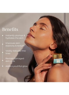 Forest Essentials Sanjeevani Herb Infused Day Cream | Pre-Moisturiser Day Cream Evens Out Skin Texture | Revives Damaged Cells | With Omega 3, 6, & 9, Hyaluronic Acid, Red Algae Extracts  - Image 3