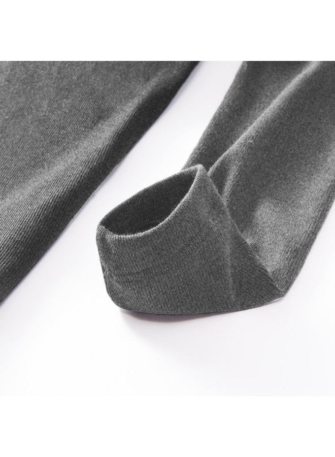 Flying in the snow Women's Warm Thermal Underwear With Built-in Bra, Fleece Lined Round Neck T-shirt, Base Layer Top For Autumn And Winter - Image 3