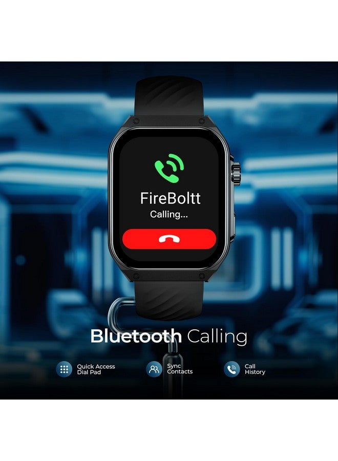 Fire-Boltt ARC 49.8mm (1.96 inch) AMOLED Always On Curved Display Smart Watch, Bluetooth Calling, Wireless Charging, 100+ Sports Modes, Water-Resistant 100+ Cloud Watch Faces (Black) - Image 5