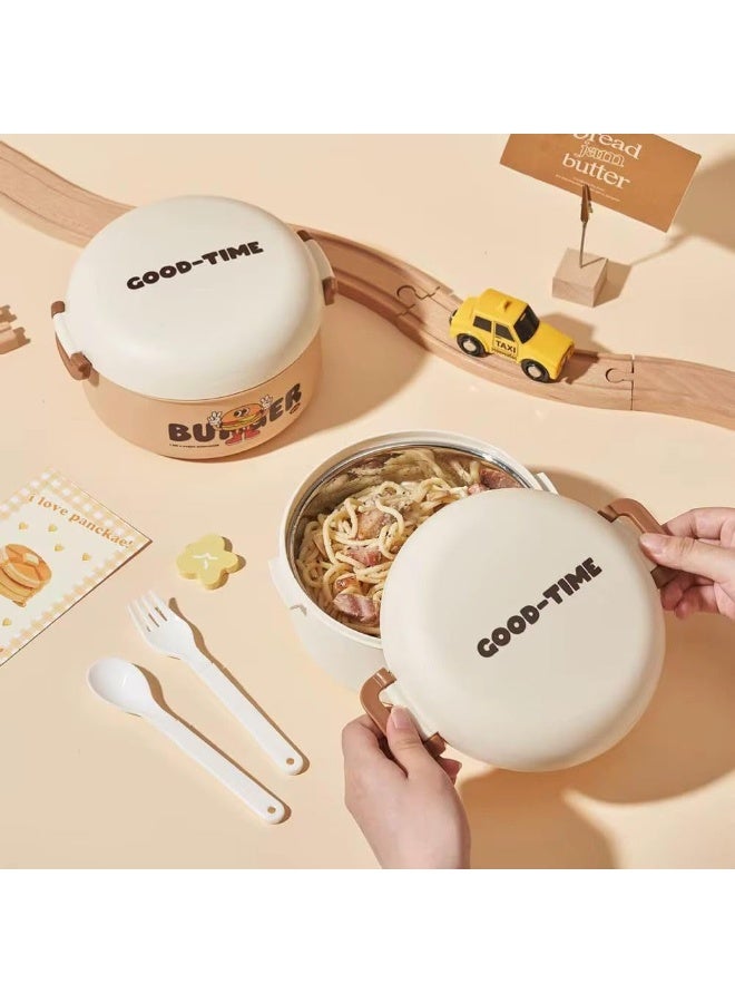 QSHOP Burger Lunch Box for Kids with Unique Design – Practical & Durable Easy to Open Lunch Box Ideal for School & Picnic - Image 2