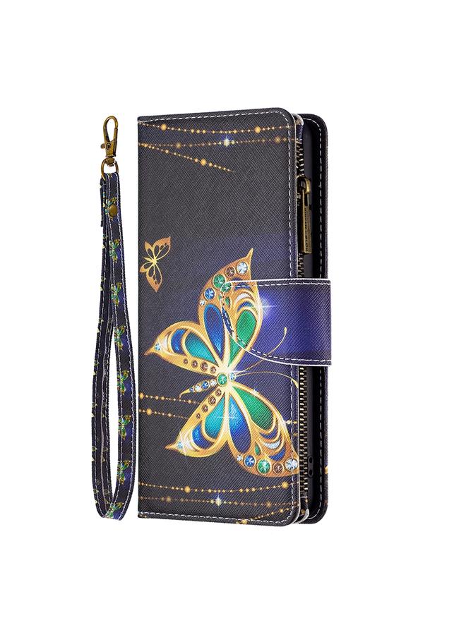 S-TOP Case For Samsung Galaxy A24 4G Colored Drawing Pattern Zipper Leather Phone Case - Image 2