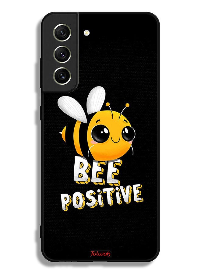 Tolwak Samsung Galaxy S21 FE 5G Protective Case Cover Bee Positive - Image 3
