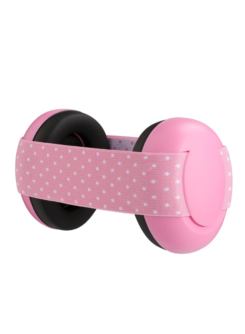 MIXDE Baby Earmuffs with Adjustable Elastic Headband, Noise Reduction Soundproofing Ear Protector for 2 to 24 Months Newborn Todder, Blue