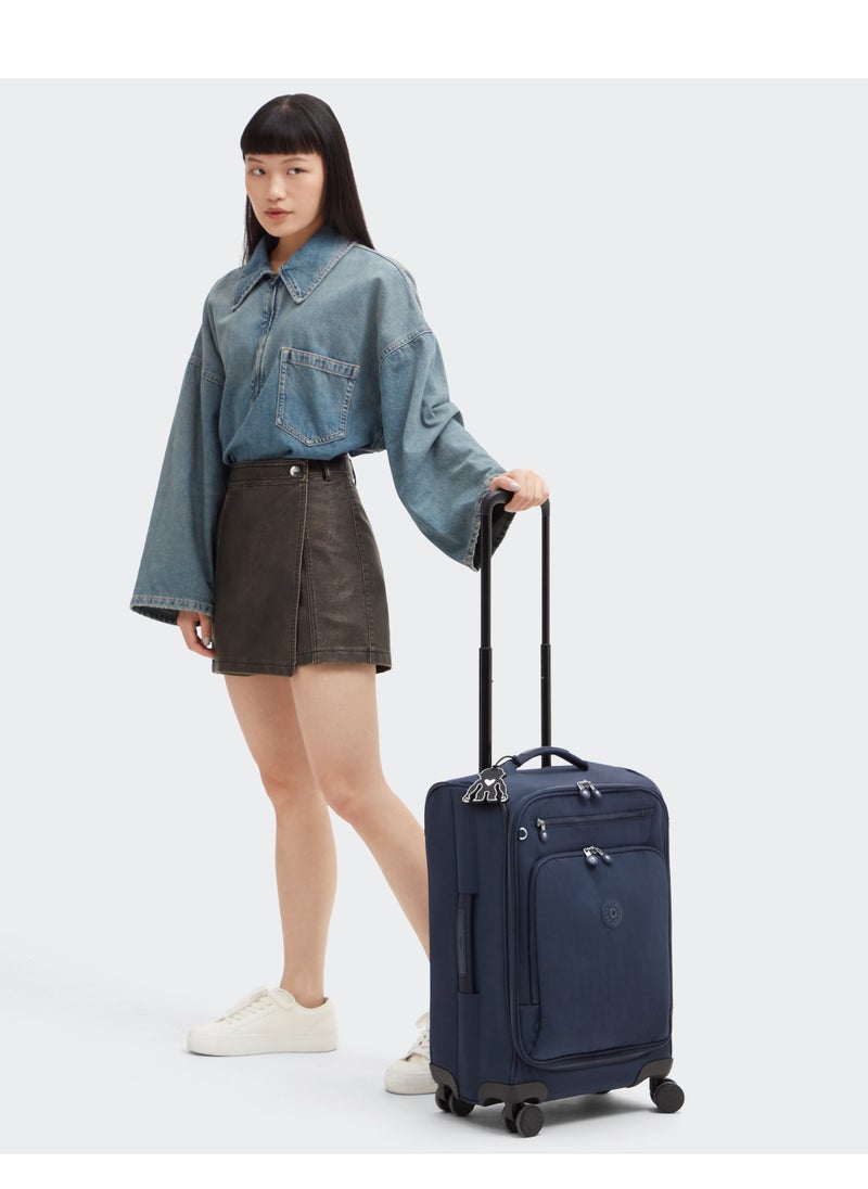 kipling New Youri Spin Small Wheeled Travel Case with Extendable Trolley Handle 55cm/21inches, 2.55kg, 33L, Blue Bleu  - Image 4