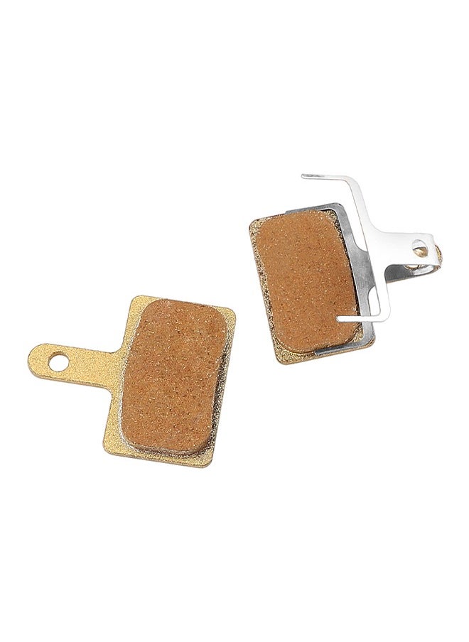 HY - 2 Pairs Bike Brake Pads Bicycle Disc Brake Pads for Shimano B01S Deore M315 M355 M365 M375 M395 M446 M447 M486 M485 M495 M515 M525 M575 T615 T675 Tektro TRP Resin Semi Metallic Polymetallic silver - Image 1