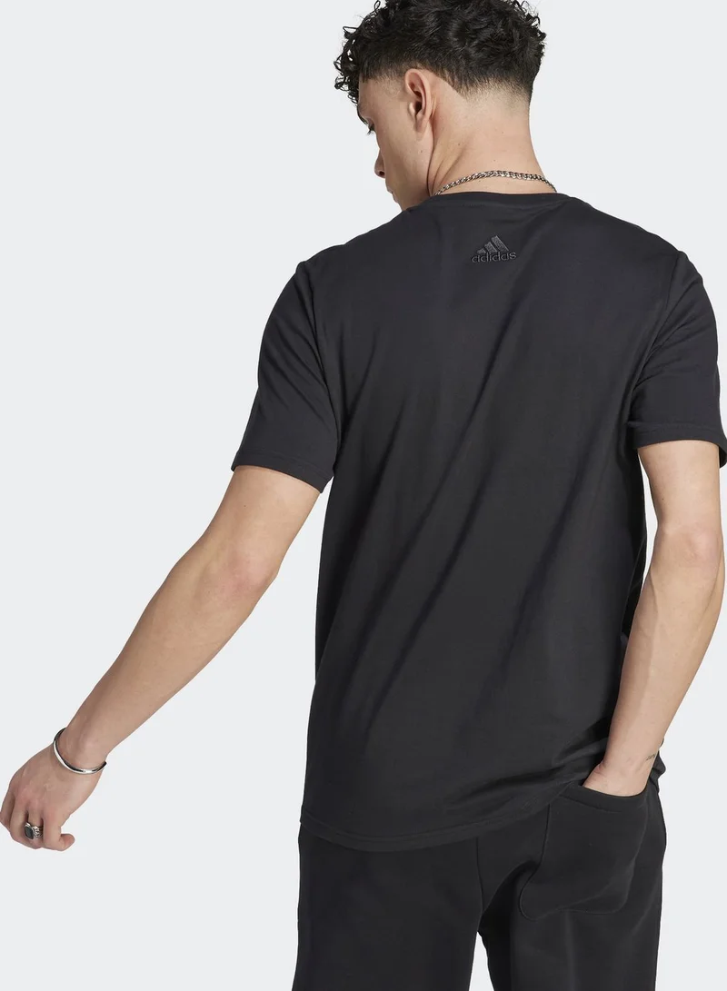Adidas Essentials Single Jersey Big Logo T-Shirt