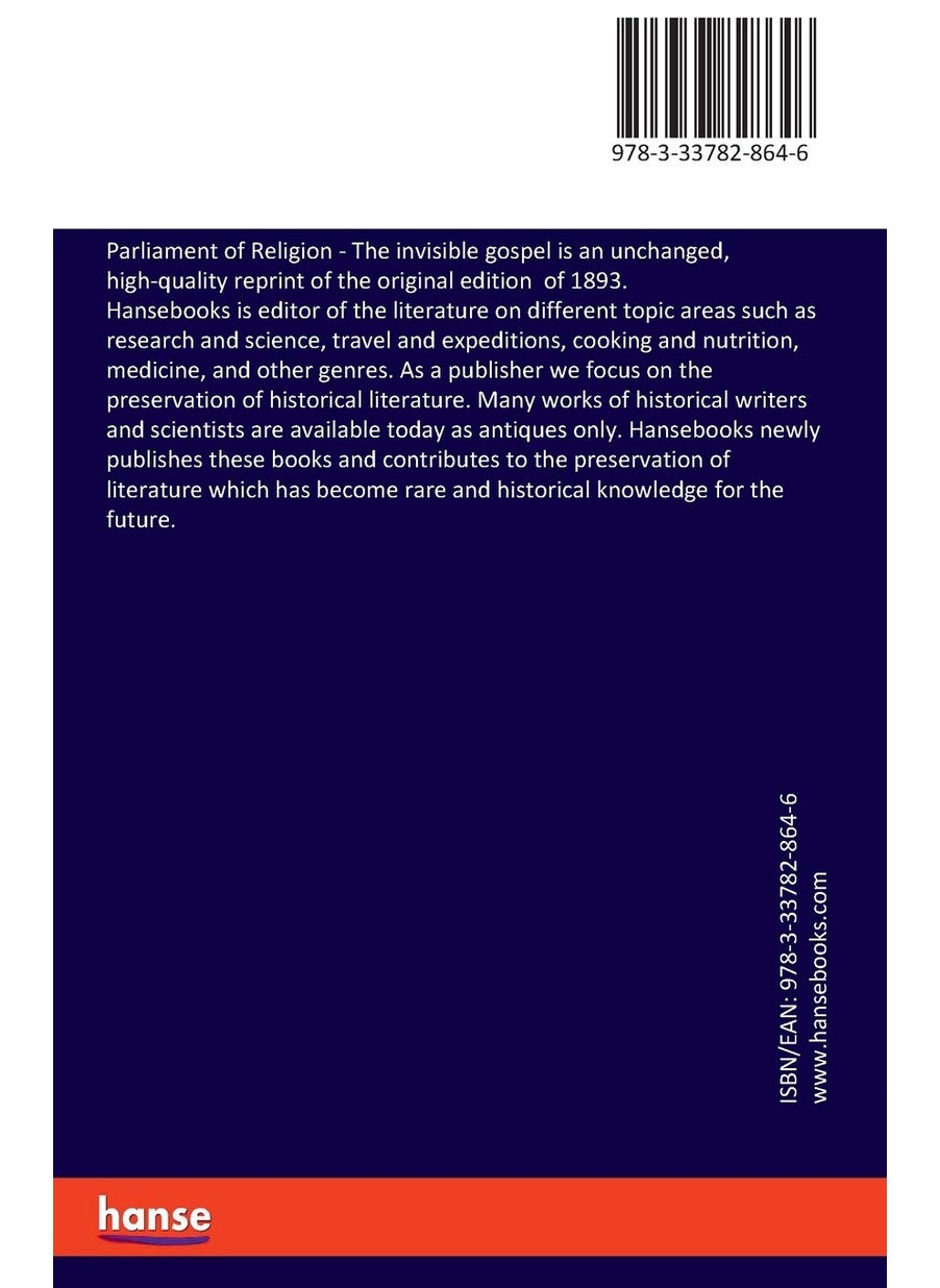 Parliament of Religion: The invisible gospel  - Image 2