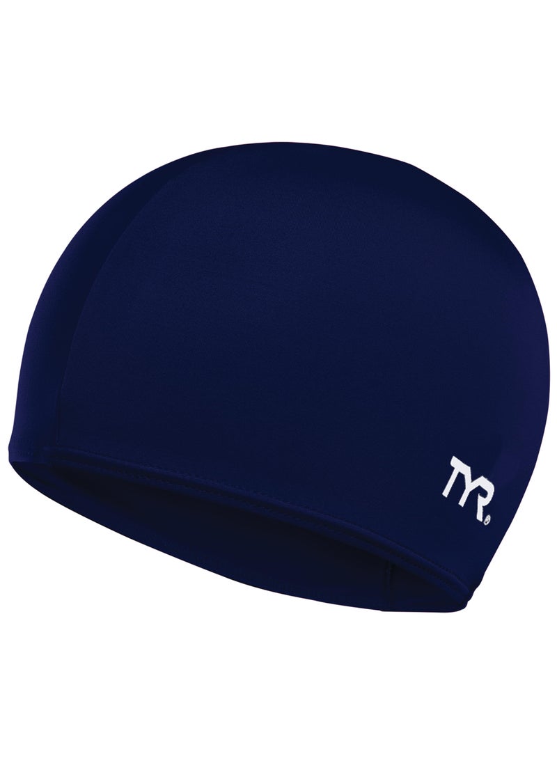 TYR TYR Adult Lycra Fiber Swim Cap, Navy 10 x 3 x 1" 