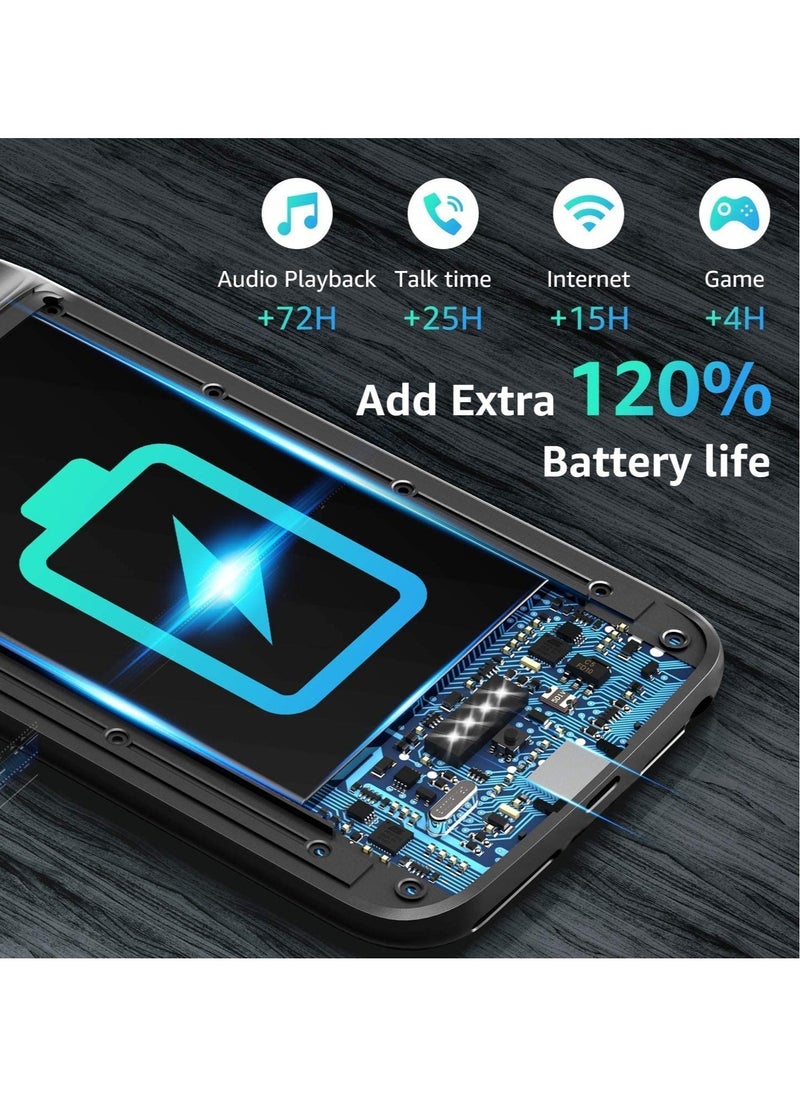 Battery Case for iPhone 6s Plus/6 Plus/7 Plus/8 Plus,4000mAh Portable Charging Case External Battery Pack for iPhone 6s Plus/6 Plus/7 Plus/8 Plus Rechargeable Charger Case Backup Power Bank.