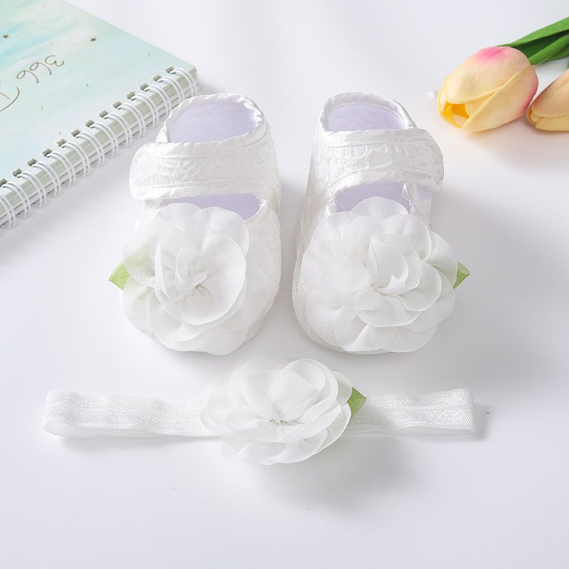 Chang Tong 2024 New White Princess Shoes - First Birthday Dress Shoes for Babies Aged 0-1  Year - Image 3