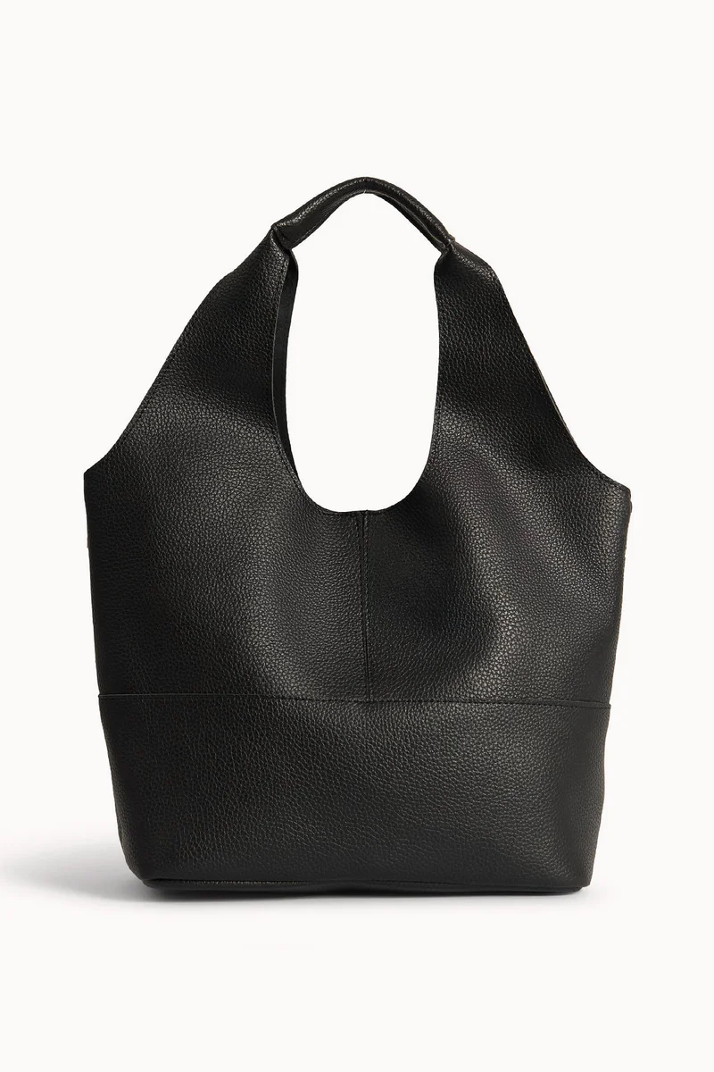 Wecre8 Black Stylish Tote Bag by WECRE8