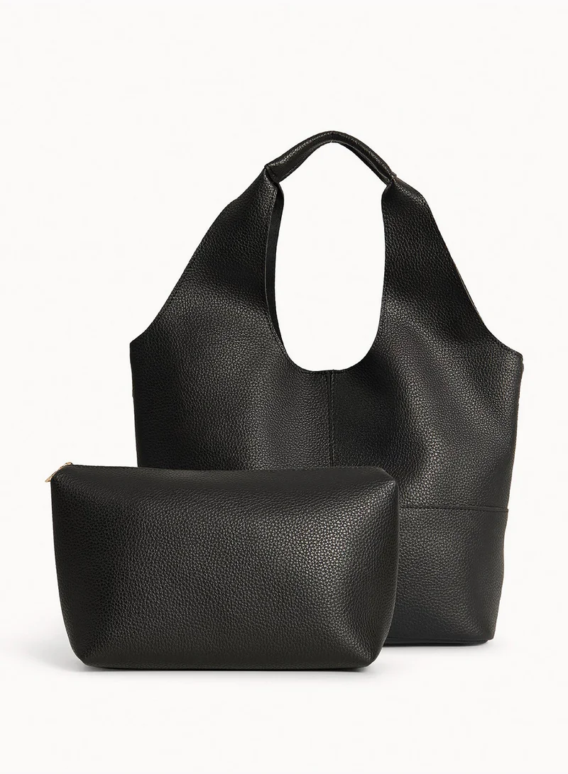 Wecre8 Black Stylish Tote Bag