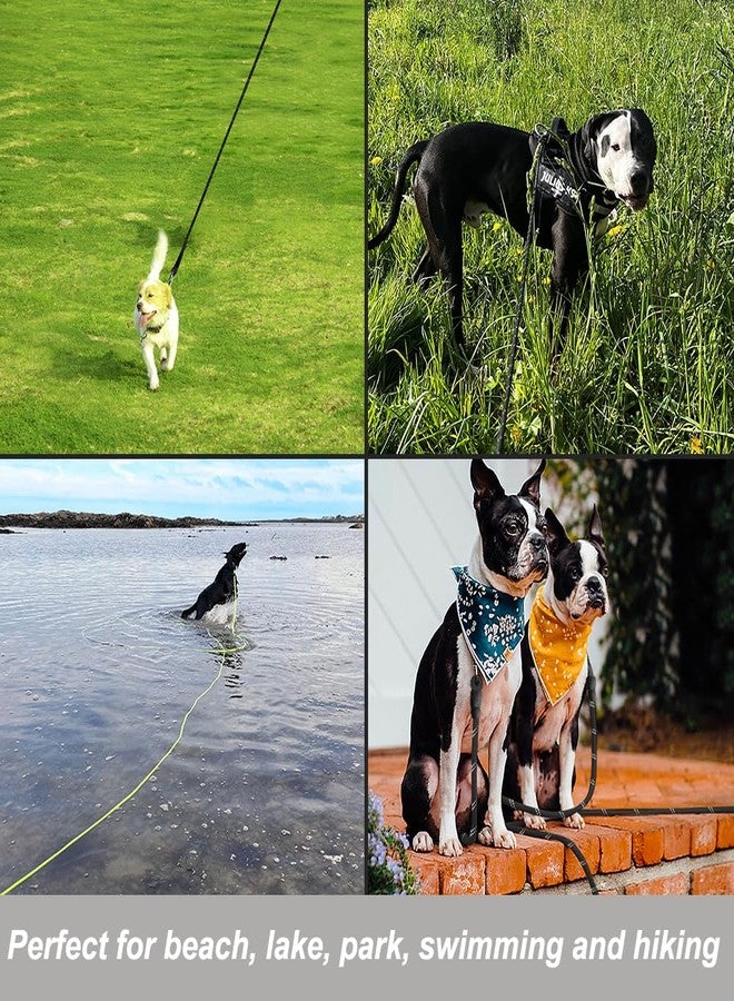 Vivifying Long Dog Leash, 20ft Reflective Dog Training Leash for Outside and Yard, Floating Long Line Lead with Soft Handle for Beach and Swimming (Black) - Image 5