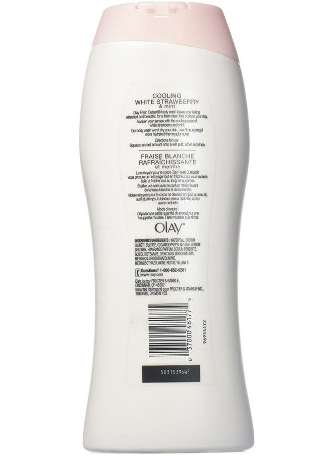 Olay غسول الجسم فريش أوتلاست 23.6 أونصة فراولة بيضاء - Image 3