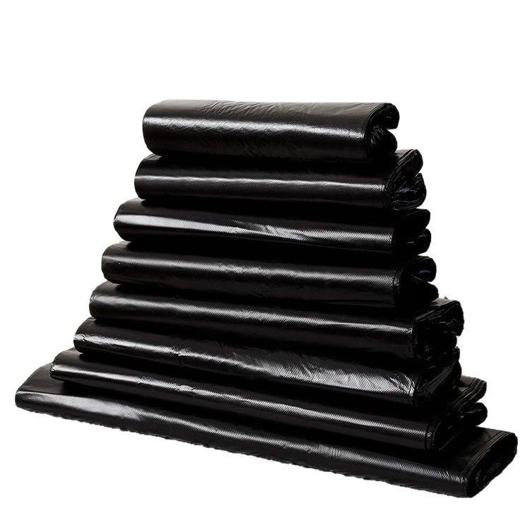 Black Extra Large Thickened Portable Garbage Bag Household Von Cleaning Plastic Bag Convenience Bag Bag - Image 5
