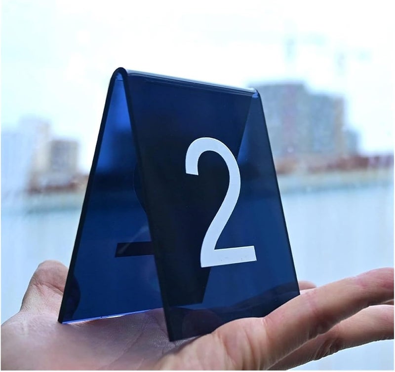 Table numbers, Table Numbers, Acrylic 3.1 Inches X 2.4 .5 Pack of 10(31-40) - Image 1