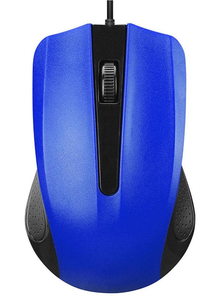 Gaming mouse, high sensitivity, high resolution up to 3200 dpi, ergonomic design, ready to improve your performance in games and daily tasks, compatible with all operating systems, multi-color LED lighting, programmable buttons, ensures fast and accurate response , model M-61/Blue