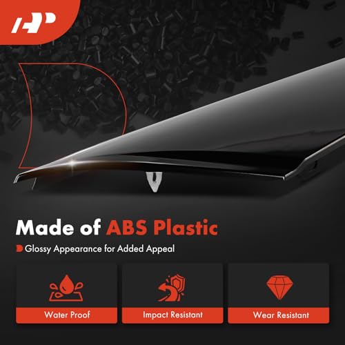 A-Premium A Pillar Windshield Post Trim Compatible with Mini Cooper R55 R56 R57 Series 2007-2015, Front Side 2-PC Set - Image 4