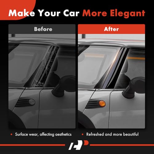 A-Premium A Pillar Windshield Post Trim Compatible with Mini Cooper R55 R56 R57 Series 2007-2015, Front Side 2-PC Set - Image 5