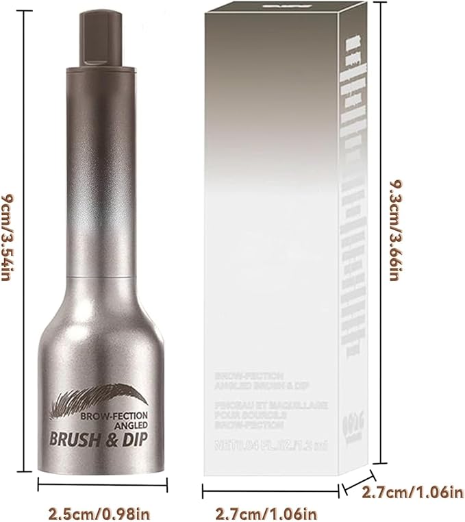 Eyebrow Pen with Angled Brush Waterproof Formula Creates Natural Defined Brows Perfect for Precise Application and LongLasting ResultsGentle Brown