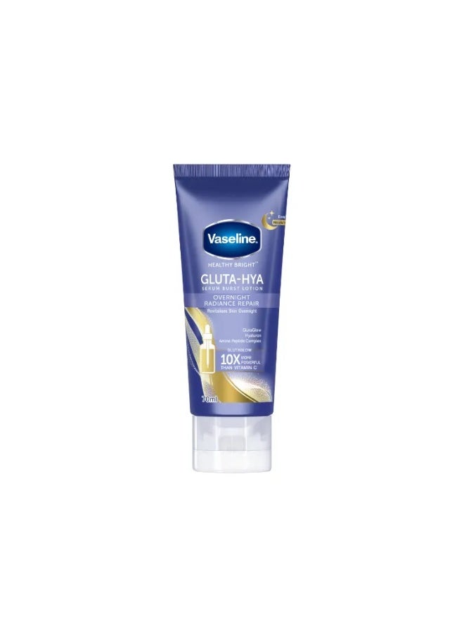 Vaseline Healthy Bright Gluta-Hya Serum Burst Lotion Overnight Radiance Repair 300ml