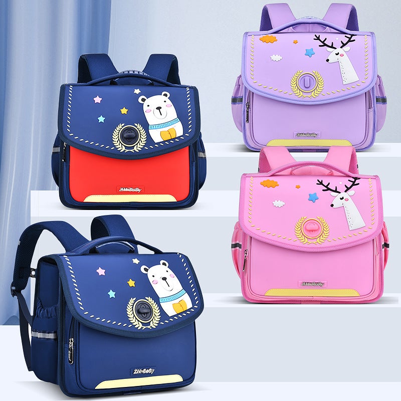 Sesame Baby Kids Cartoon Backpack for School (Grades 2-5) - Silicone PVC - Image 2