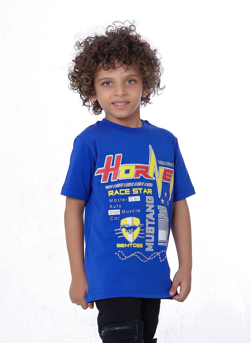 بيبو تيشيرت اولادى نصف كم مطبوع - Image 3