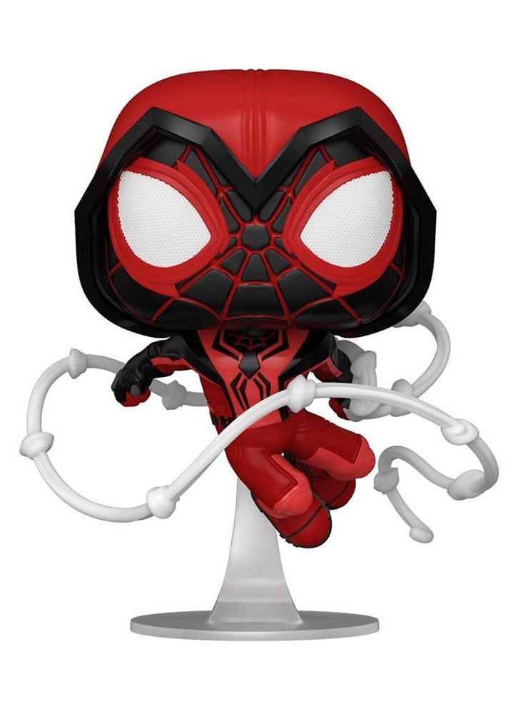 Funko Funko Pop! Super Heroes: Marvel - Spider-Man 2 Gamerverse - Miles Morales in Crimson Cowl Suit #770 - Image 1