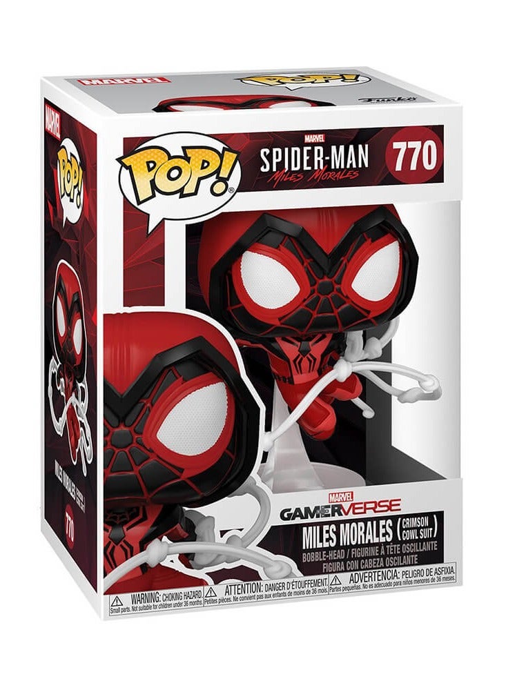 Funko Funko Pop! Super Heroes: Marvel - Spider-Man 2 Gamerverse - Miles Morales in Crimson Cowl Suit #770 - Image 2