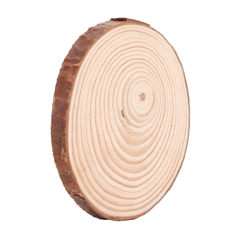 Pine Wood Slice Cup Coaster Set 25Pcs Medium Size For DIY Crafts Home Decor - Image 5