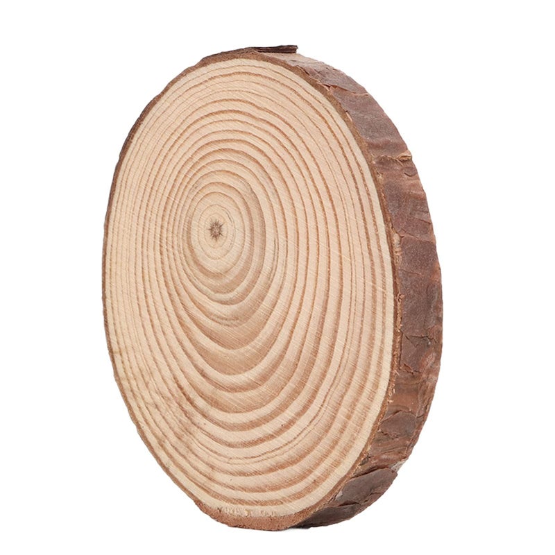 Pine Wood Slice Cup Coaster Set 25Pcs Medium Size For DIY Crafts Home Decor - Image 4