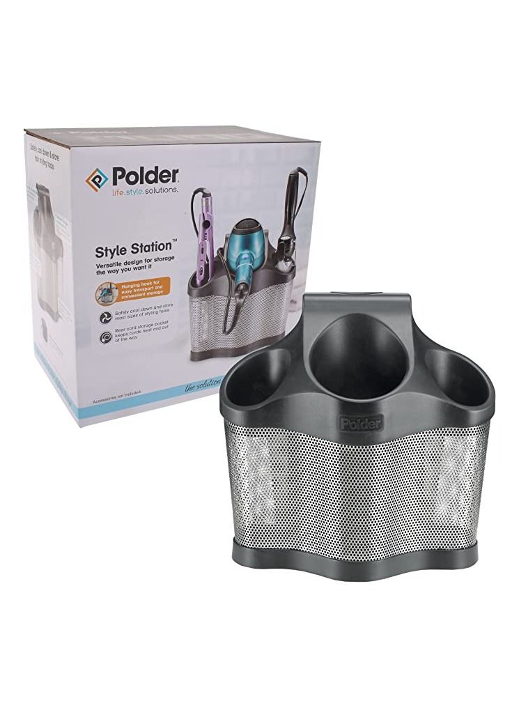 Polder Wall Holder For Hair Dryer Modern Design - Image 5