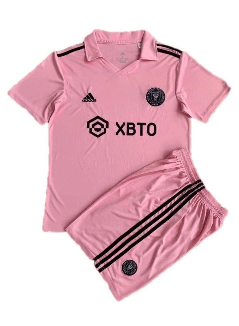 Miami Inter Miami Kids Jersey Set / Inter Miami Soccer Uniform / Inter Miami Soccer Outfit / Inter Miami Away Kids Jersey - Image 3