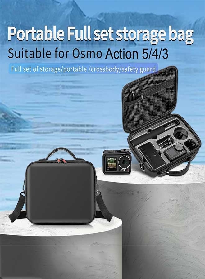 رَوَائِد حقيبة حمل للكاميرا مناسبة لـ DJI Osmo Action 5 / Action 4 / Action 3، حقيبة كاميرا أكشن مع ملحقات Osmo 5 - Image 2