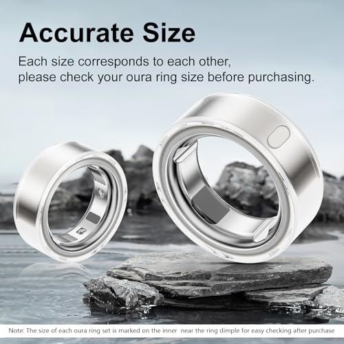 Hexasider 5 Pack Ring Cover Compatible with Oura Ring Gen 4/Oura Ring Gen 3 Horizon/Heritage, Abrasion-Resistant TPU Case for Oura Ring Protector Accessories for Oura Size 9 - Image 2