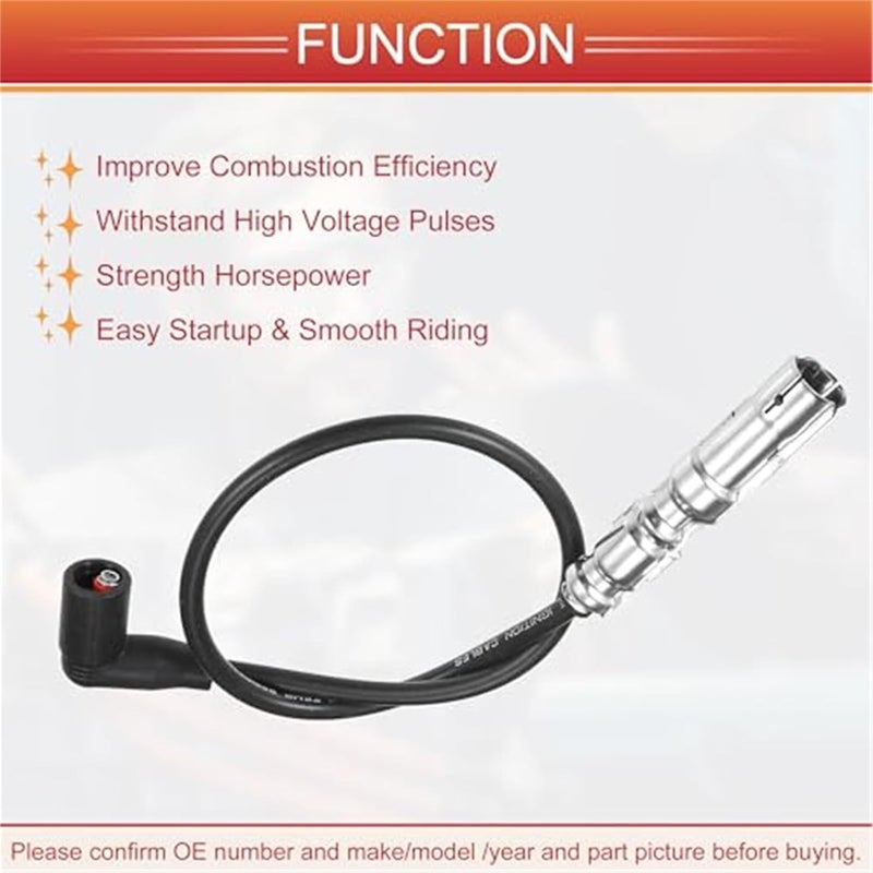 Vuzmode Ignition Coil Wires for Volkswagen VR6 - Image 5